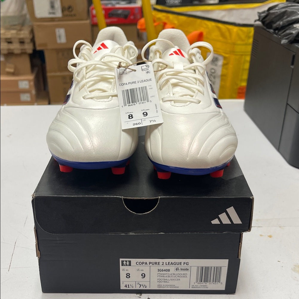 Adidas Copa Pure 2 League FG Sneakers - White and Red